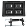Heavy Duty Car Boat Battery Holder Hold Down Tray with Adjustable Bracket Universal for 27 30 31 Series Batteries(28