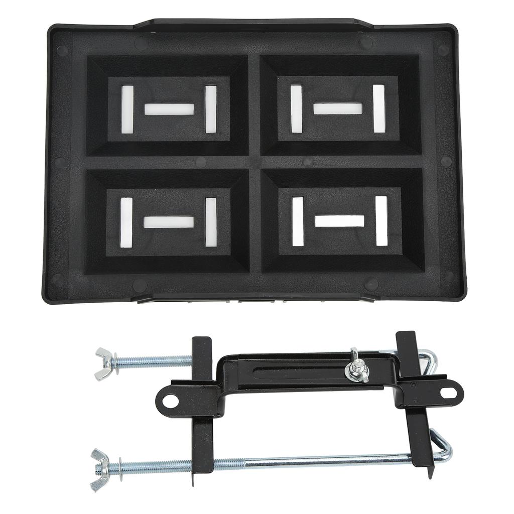 Heavy Duty Car Boat Battery Holder Hold Down Tray with Adjustable Bracket Universal for 27 30 31 Series Batteries(28