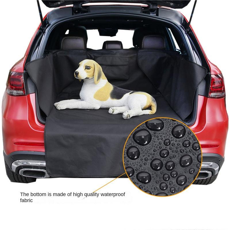 Car Pet Mat Tear-Resistant Dog Trunk Cover Mat Anti-Scratch Nonslip Pet Travel Cargo Liner Waterproof For Medium Car Truck SUV