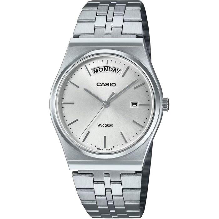 Casio Standard Analog Quartz Men s Watch MTP-B146D-7AV Silver