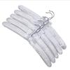 5PCS Non-slip Satin Padded Clothes Hanger Soft Sponge Clothes Hangers  Clothing Store