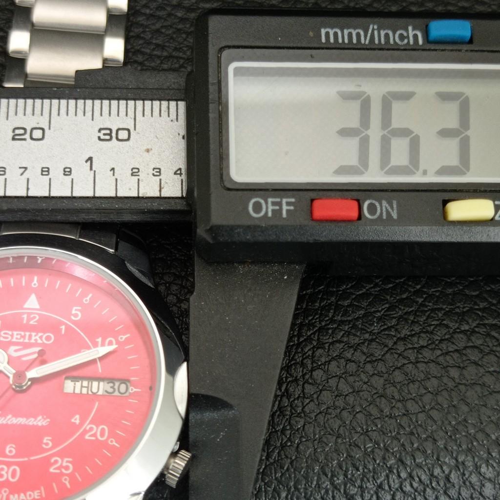 SEIKO 5 AUTOMATIC 7009A VINTAGE REFURBISHED JAPAN MENS RED DIAL WATCH a445891-1