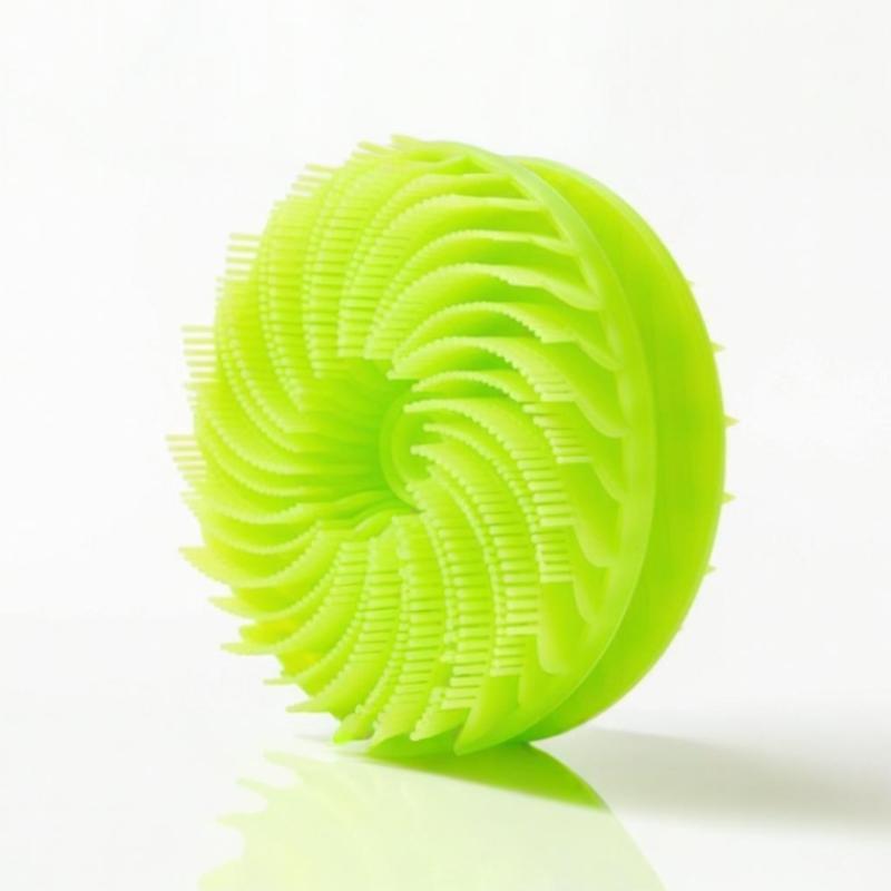 Weicher Silikon-Körperwaschschwamm Kopfhaut-Peeling Nicht-irritierender Körperwasch-Massagegerät Bade-Duschbürste Körperpeeling Hautpflege Bade-Werkzeug