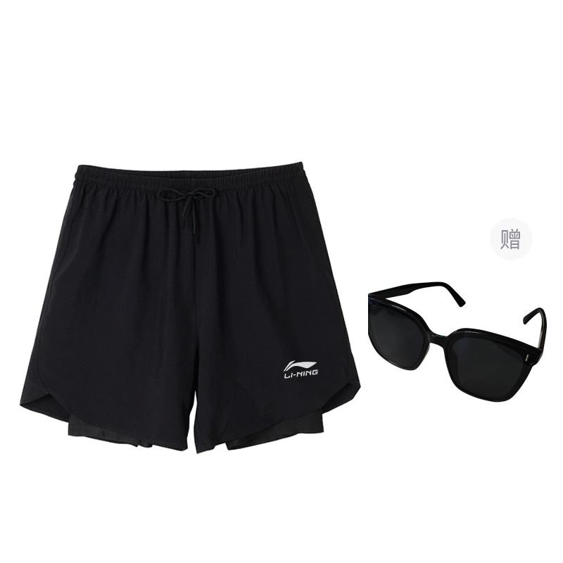 Li Ning Sports Fashion Collection Swim Pants Men's Black LSKT606