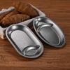 Thickened Snack Plate Oval Shaped Serving Tray Simple Dumpling Plate  Kitchen