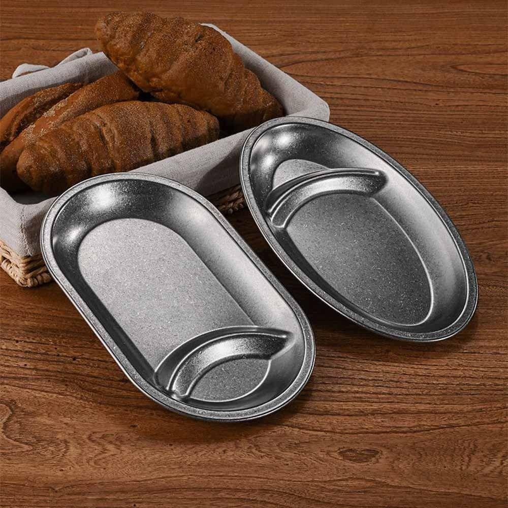 Thickened Snack Plate Oval Shaped Serving Tray Simple Dumpling Plate  Kitchen