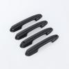 Car Styling Accessories For Toyota Land Cruiser 300 LC300 ABS Carbon Black Car Door Handle Bowl Cover Trim Protectors