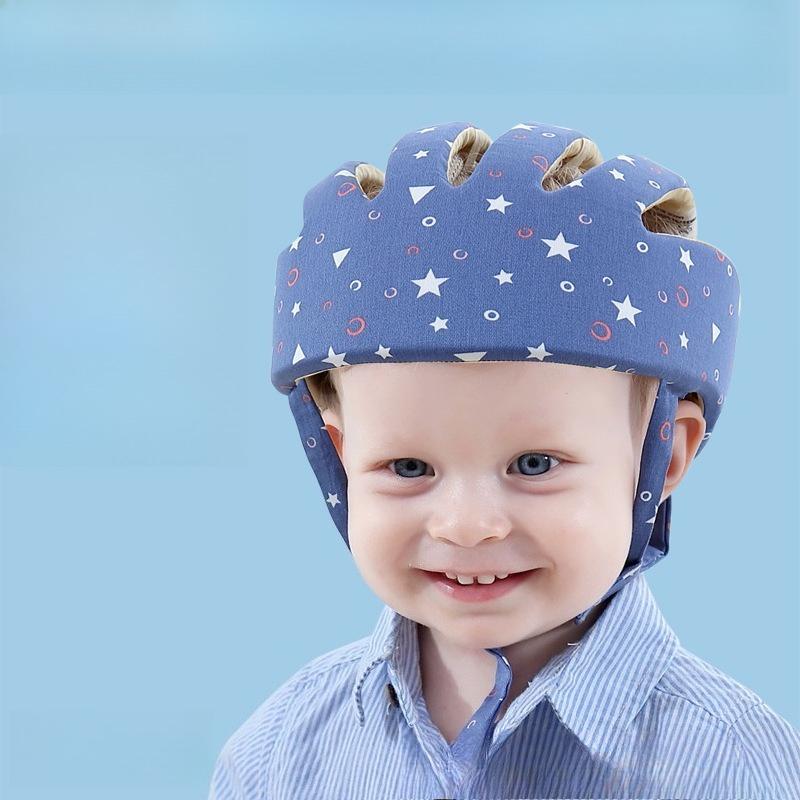 Baby Anti Fall Head Protection Hat Infant Learning Walk Breathable Helmet Toddler Safety Gear Caps for Walking and Crawling