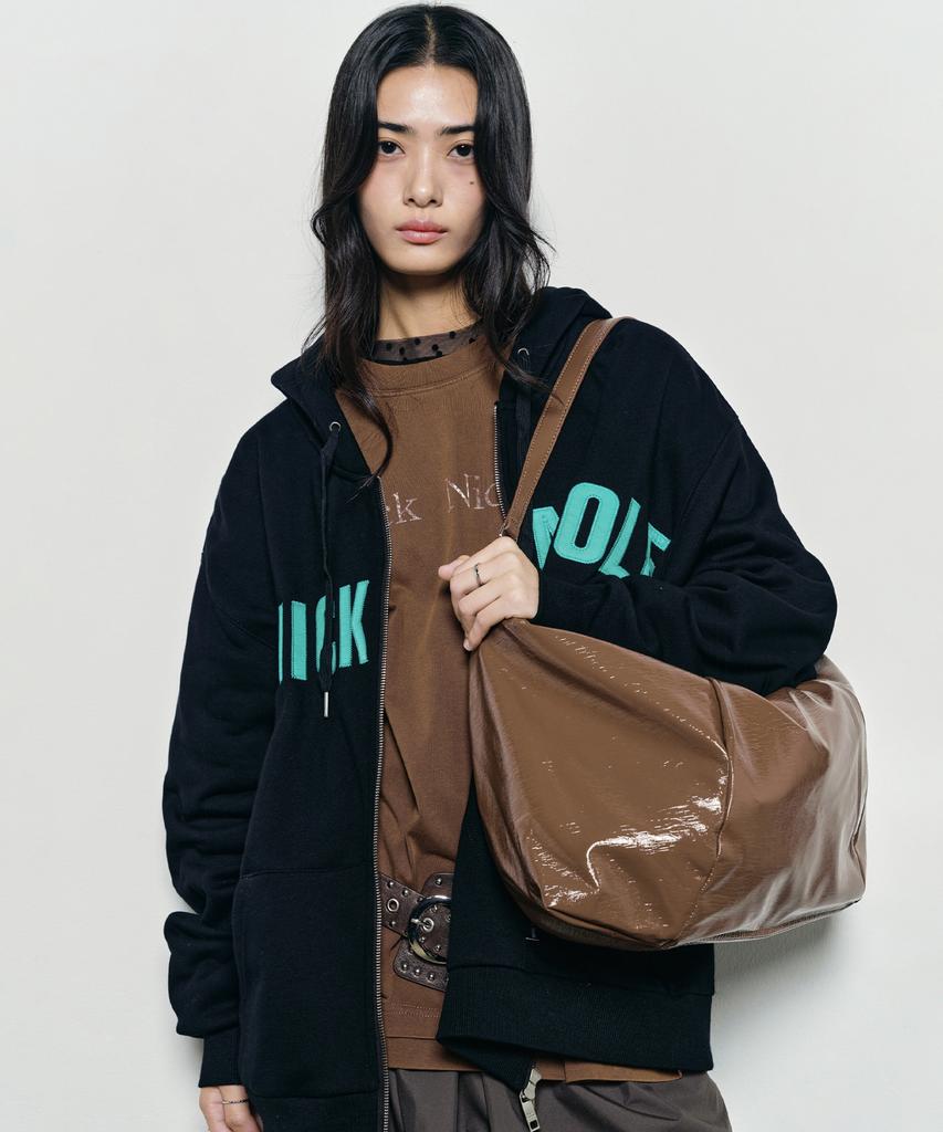 Nick&Nicole Nicole Mega Square Shoulder Bag_Brown