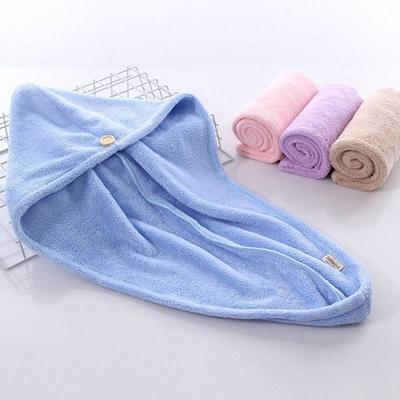 Microfibre Magic Quick Cap Dry Towel Dry Hair Cap Bath Wrap Hat Hair Fast Drying Dryer