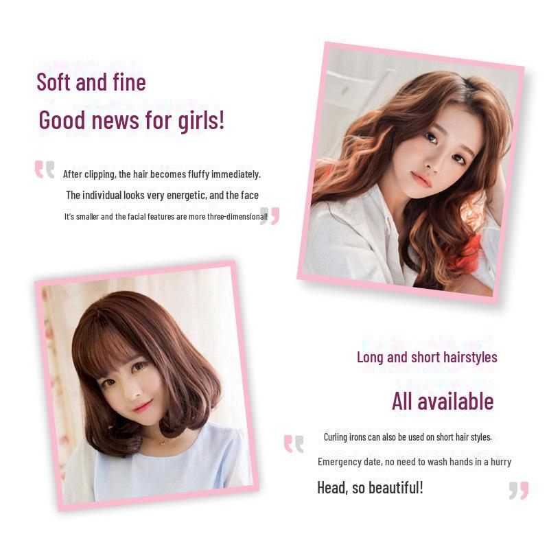 Negative Ion Curling Comb for Short Hair - Adds Volume & Curls Inward Without Damage