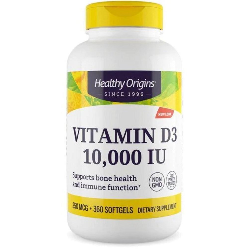 Healthy Origins Vitamin D3 Weichkapseln 360 Tabletten 1 Stück