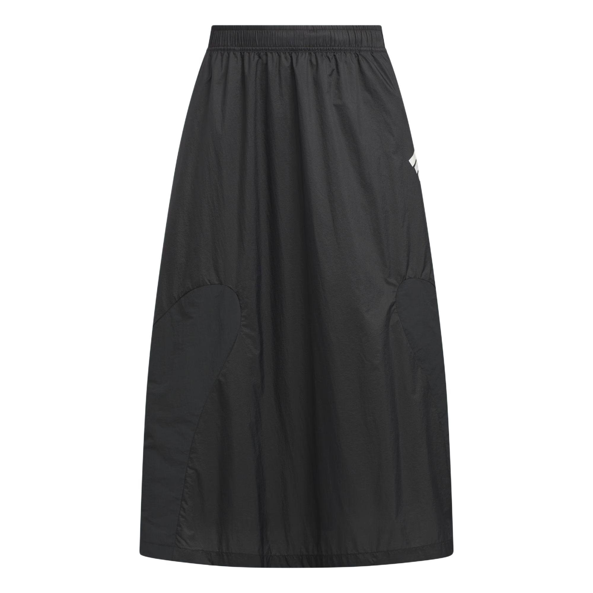 

Adidas FOS Series Future Style Woven Skirt Water-Resistant Comfortable Casual Long Skirt Women Skirts Carbon-Black JM4268 S