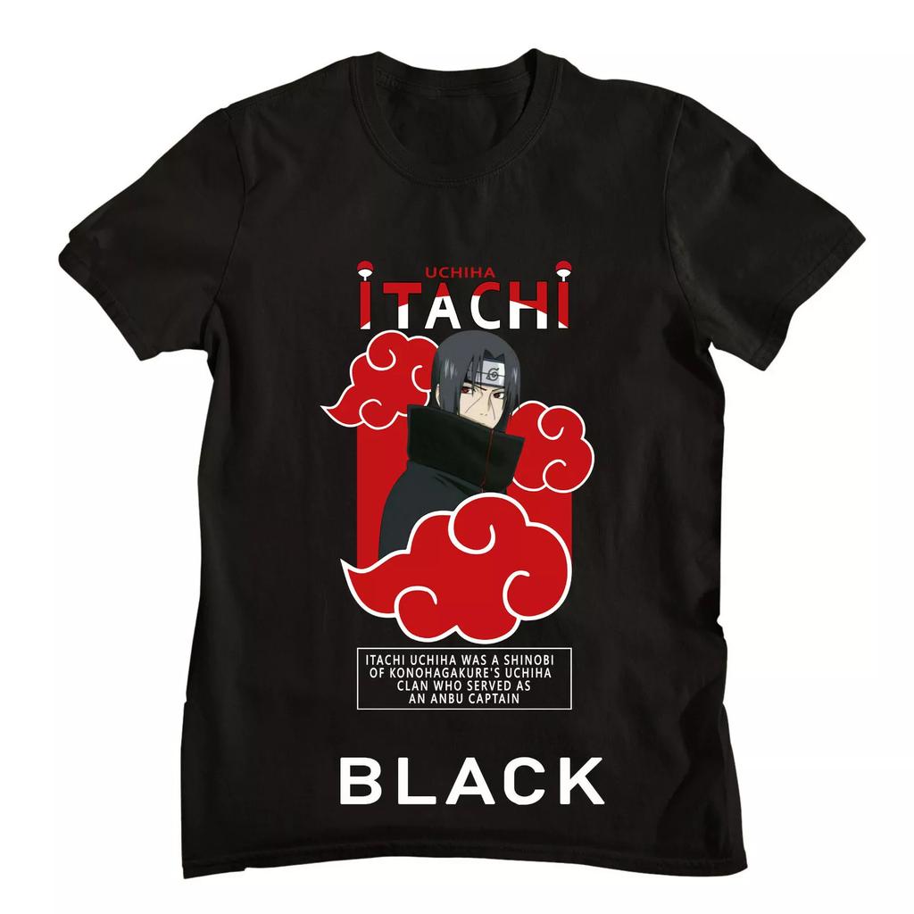 Naruto Shippuden tričko Itachi Uchiha, tričko klanu Uchiha, anime grafické tričko