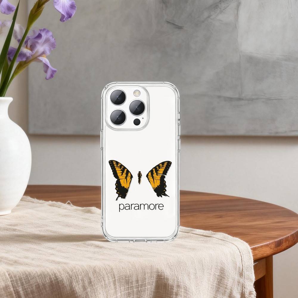 

COOL Band P-Paramore-E Phone Case For iPhone17p,16,15,14,13Pro Max,us,Soft Silicone Transparent Cover iPhone14ProMax
