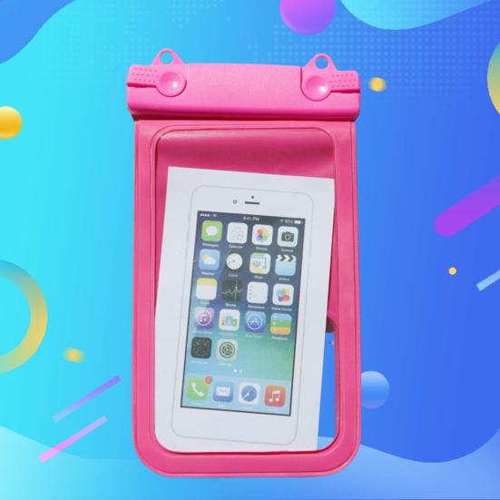 Waterproof Cell Phone Pouch Clear Underwater Phone Holder Protector Universal Mobile Phone Dry Bag with Neck Lanyard for Beach Swimming Pool