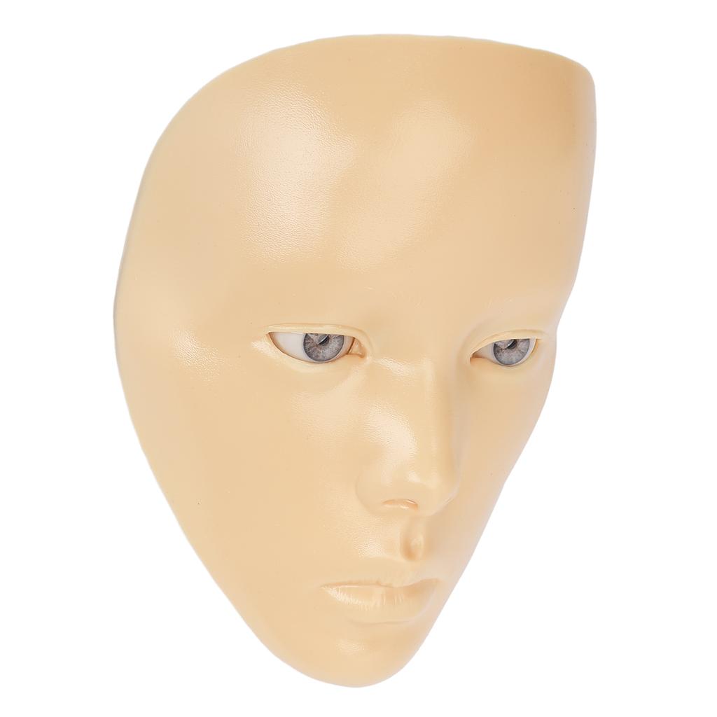 Silicone Makeup Practice Full Face Board with 20ml Cleansing Oil 7pcs Makeup Brush Set for