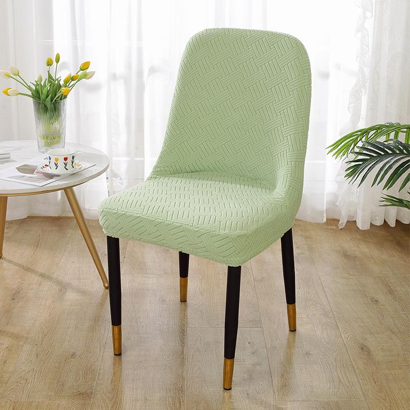 Large Curved Chair Cover, Special-Shaped Universal Dining Chair Cover, Cushion Backrest Integrated Seat, Household Stool Cover