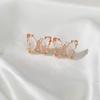Korean Fashion sweet colored Transparent Butterfly Shaped Crystal Women's Earrings Simple and Elegant Earrings Jewelry Gift