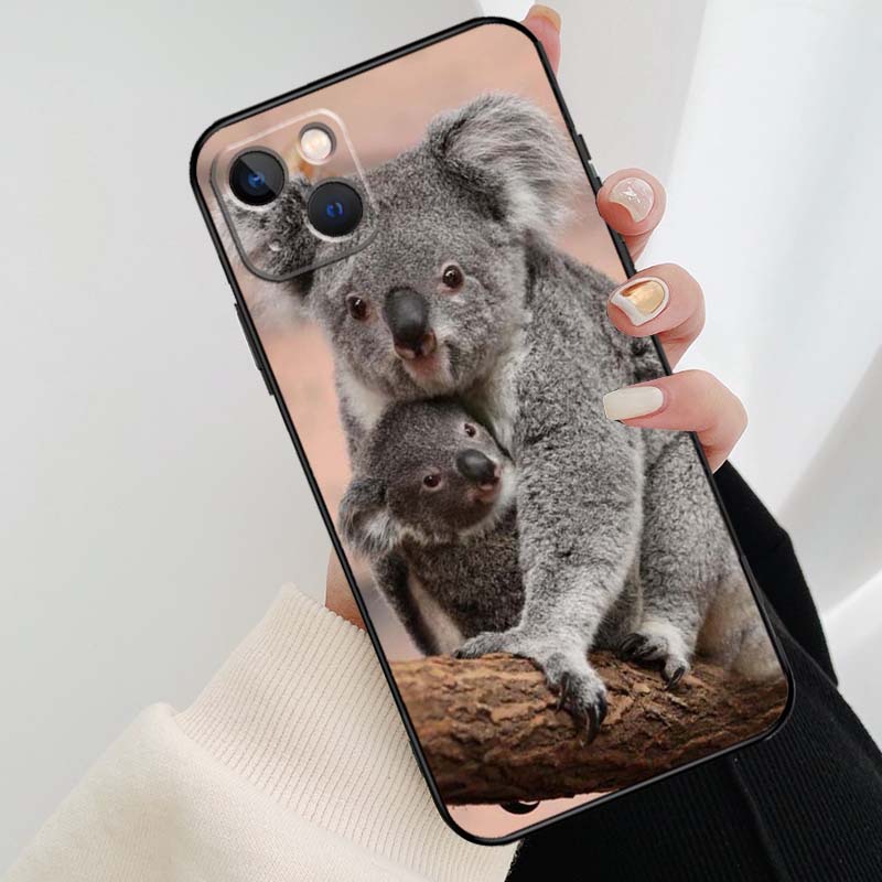 Australian Koala Phone Case For iPhone 17 Pro Max 16 15 11 13 12 14 Pro Max mini 15 16 Plus 16e 17 Air Cover