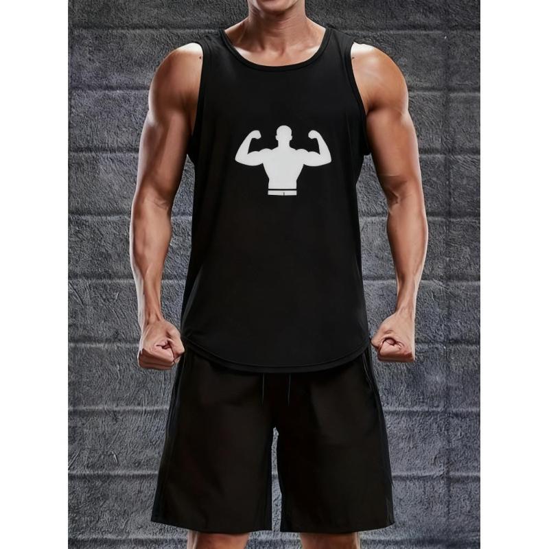 

Гибкая и влагоотводящая, отлично подходит для высокоинтенсивных тренировок и восстановления после спорта, мужская спортивная майка XXL чёрный