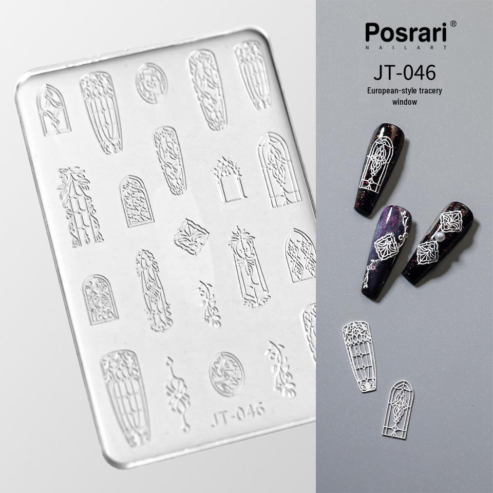 Tenso Mirror DIY Jewelry Crystal Epoxy Silicone Mold for 3D Phototherapy Carving - Model JT-046