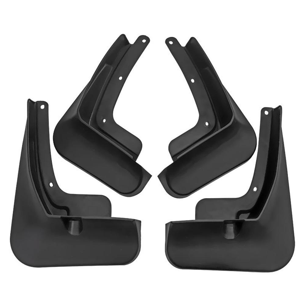 

4 шт. автомобильные брызговики брызговики брызговики всесезонные без сверления гибкие расширители комплект крыльев внешние аксессуары чёрный