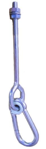 Swing Hook M10*195 + Carabiner - Hook Hust3353