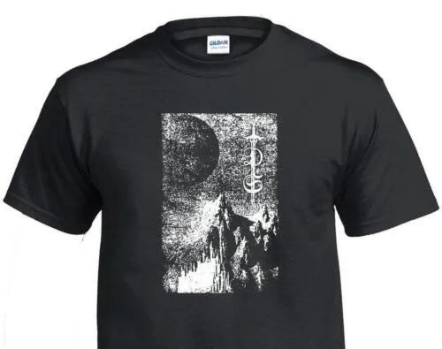 Unisex Short Sleeve Crew Neck Cotton T Shirt Depressive Silence M