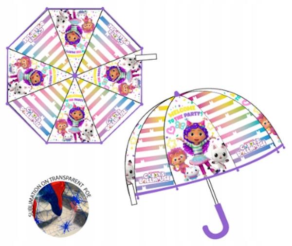 Koci domek gabi parasolka parasol dziecięcy fn17c