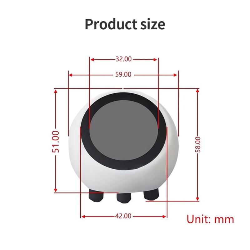AI Voice Chat Robot 1.28'' Screen Builtin Battery Featuring 1.28Inch Screen Voice Recognition