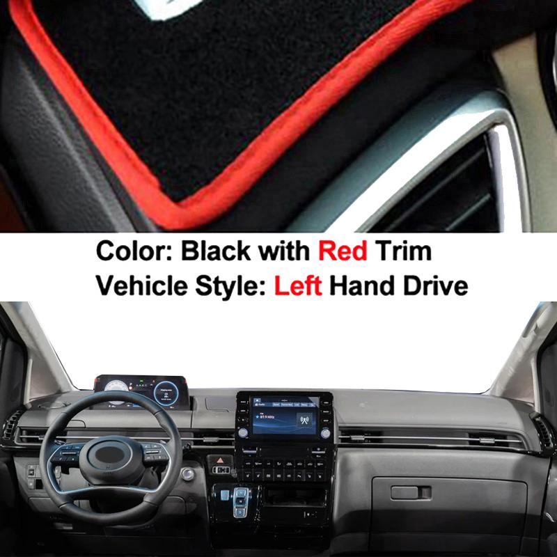 Car Dashboard Cover For Hyundai Staria New H1 2026-2026 2026 2026 Center Console Protector Carpet Dashmat Sun-shade Accessories