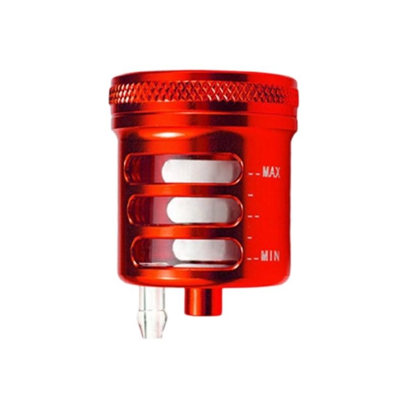 Motorcycle Aluminum Brake Fluid Reservoir Oil Cup Universal Replacement Part Rustproof Cylinder Oil Cup