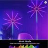 USB‑Powered LED Indoor Romantic Firework Night Light, Color‑Changing Atmosphere Lamp, Birthday Gift for Girlfriend