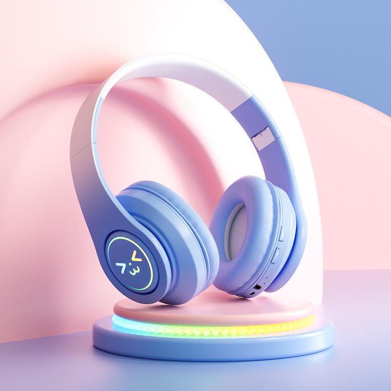 

Беспроводная игровая гарнитура B39pro Gradient Bluetooth — складная, с креплением на голове