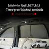 Heatproof, Mold-Proof, Sunshade Opaque Car Window Privacy for Ideal L6/L7/L8/L9 Models