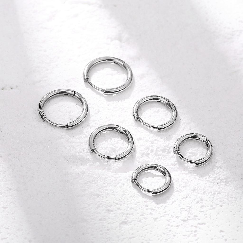 G23 Titan Kleine Klappcreolen Hypoallergen Leicht Lappen Knorpel 20G Ohrringe für Frauen Mädchen