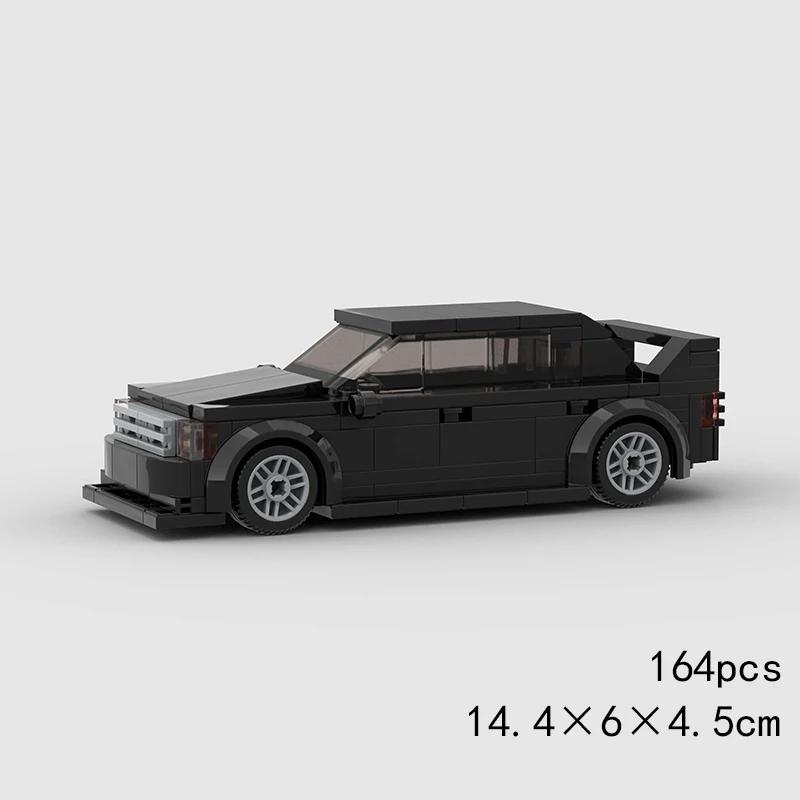 MOC Speed Super Racing Car F40 RS6 City Sports Model Building Blocks Classic Rally Old Race Vehicle Bricks Technical Kids Toys