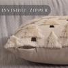 Weihnachts-Kissenbezüge 18x18 Zoll Weihnachtsbaum Wurfkissenbezüge Weiche Plüsch-Kissenbezüge Winterdeko für Sofa Wohnzimmer