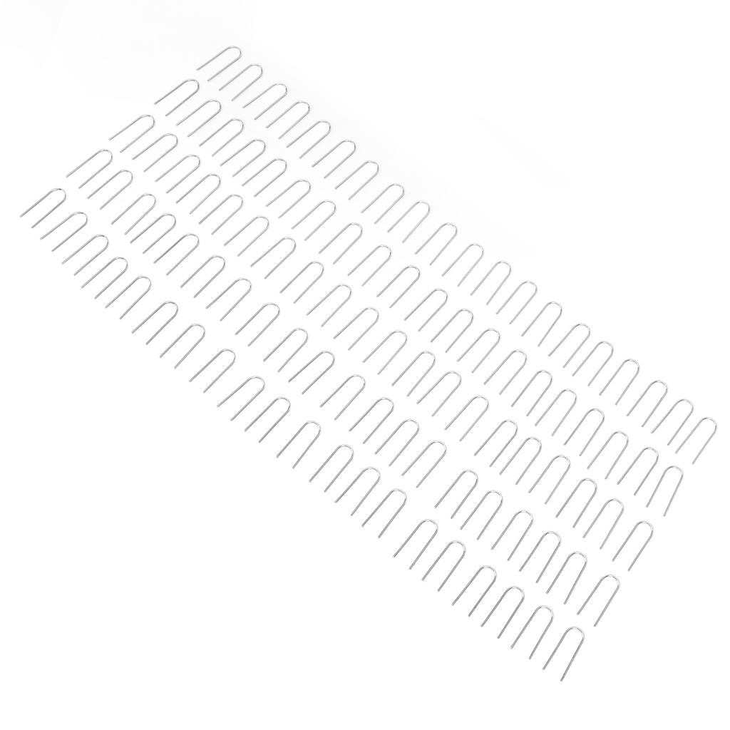 100PCS High Temperature Nichrome Jump Ring Mini U Hanger Hooks for Ceramic Ornament Jewelry