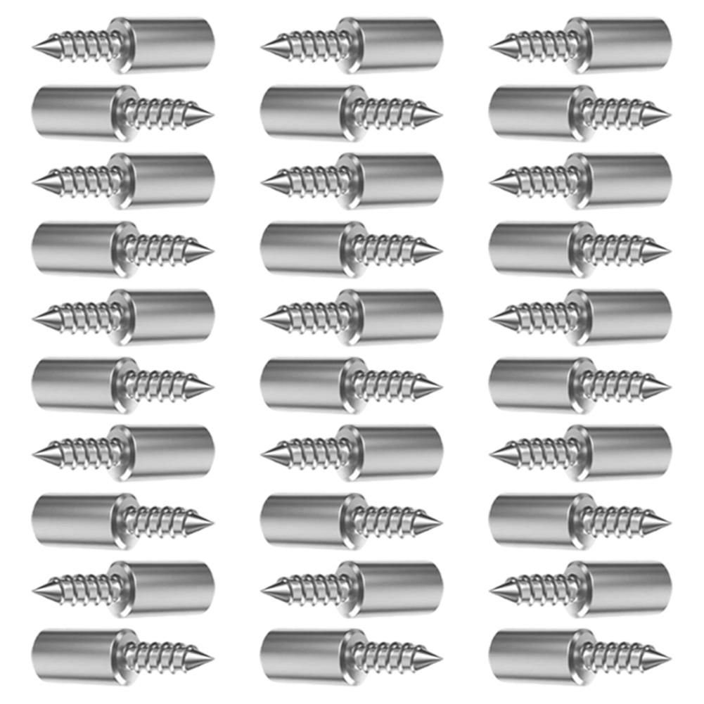 Cabinet Shelf Pins Bracket Screws Non-Slip Sleeve Rust-Proof Metal Self-Tapping Design Cabinet Shelf Support Pegs