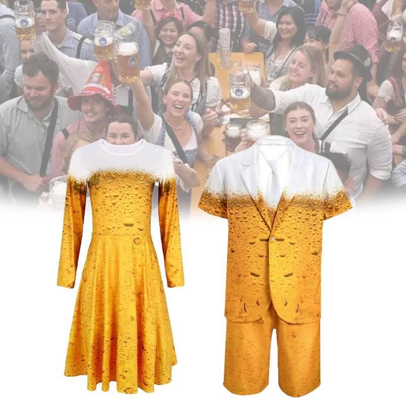 Oktoberfest Cosplay Costume For Men With Polyester Stage Wear For Halloween And Party Use