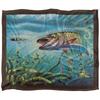 JQ Licensing Provoked Musky Fishing Silky Supersoft Blanket