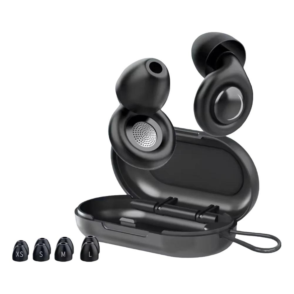 

Reusable Silicone Sleep EarPlugs 32dB Noise Reduction Sleeping Earplugs Hearing Protection for Sleeping W/ 10 Eartip in XS/S/M/L