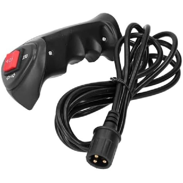 Electric Winch Remote Controller 3 Prong Electric Warn Winch Control, Car Electric Winch Remote Control with 9.2ft Cable for Car Off Road Vehicle
