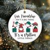 Friendship Ornament 2025 – Funny Best Friend Ornament, Gnome Gift Exchange – Our Friendship Isn’t a Big Thing, It’s a Million Little Things