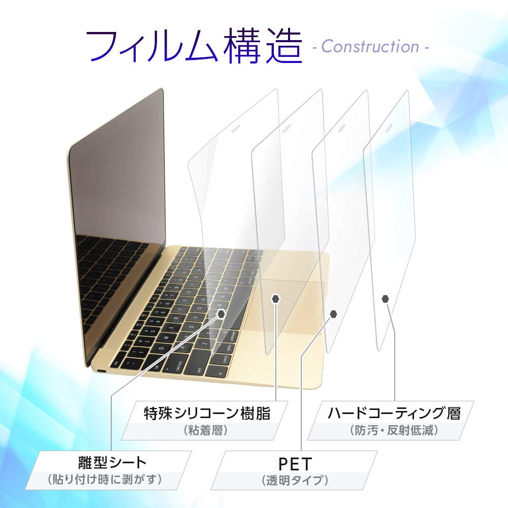ClearView Matte Screen Protector for MacBook Pro 13 (2022 M2/2020 M1) / MacBook Air 13 (2020 M1) - Anti-Reflective, Made In Japan