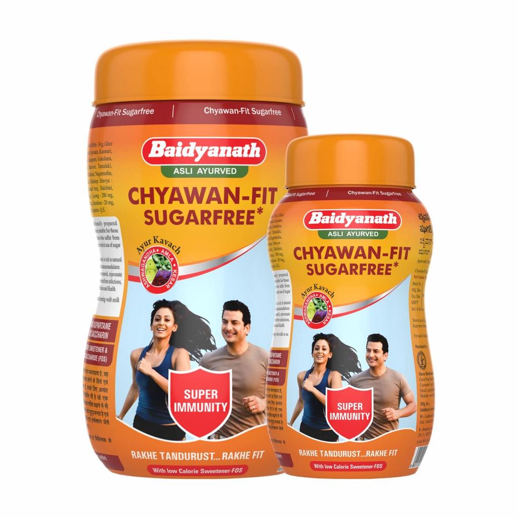 Baidyanath Asli Ayurved Chawan-Fit Sugar Free Chyawanprash, Immunity Booster - 1.5 Kg (Combo Pack)