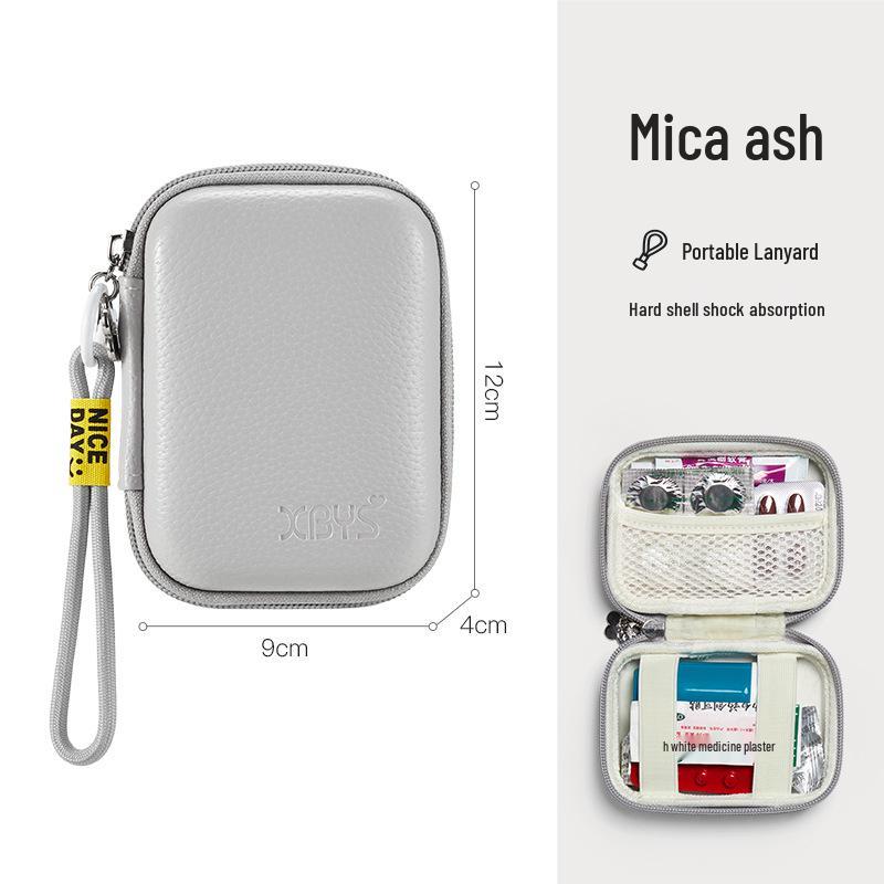 Compact Travel Medicine Organizer Bag - First Aid & Medical Storage for Students, Outings, Business Trips