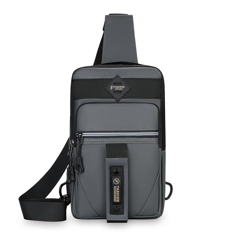 High Quality Men's Crossbody Bag Fashion Casual Waist Packs Male Chest Handbag Bolsa